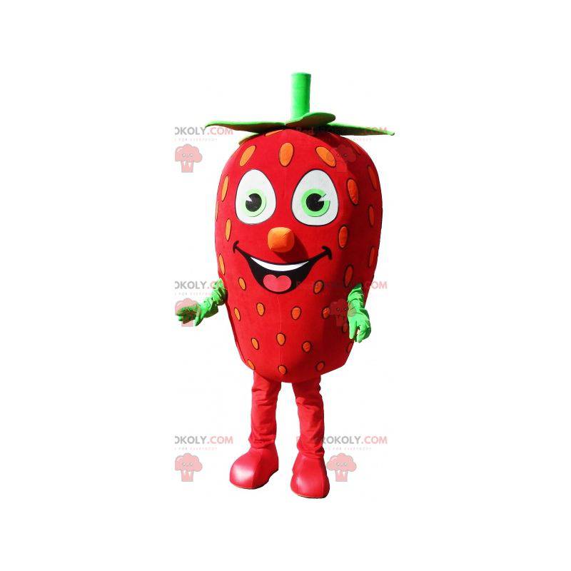 Fato de morango gigante mascote de morango - Redbrokoly.com