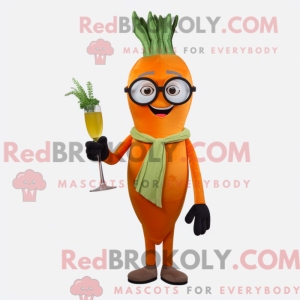 Oransje asparges maskot...