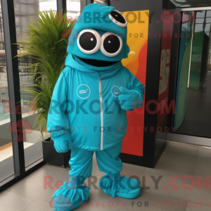 Turquoise Lasagna mascot...