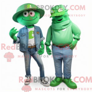 Green Momentum mascot...