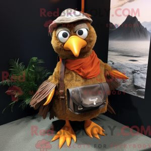 Rust Dove mascottekostuum...
