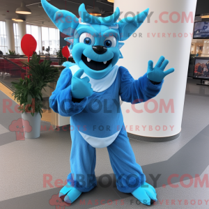 Sky Blue Devil máscara de...