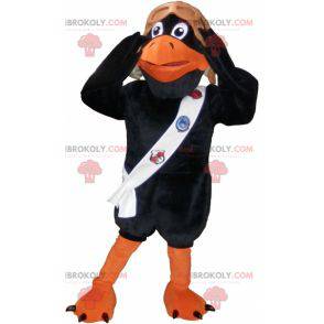 Möwenmaskottchen mit Riesenvogelfliegerhelm - Redbrokoly.com