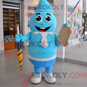 Postava maskota Sky Blue...