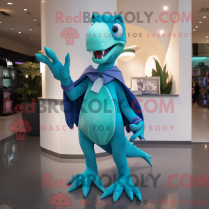 Cyan Dimorphodon máscara de...