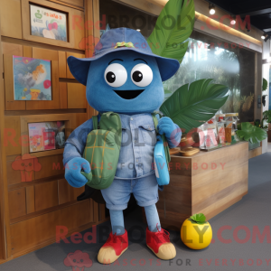 Costume mascotte de Blue...