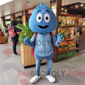 Costume mascotte de Blue...