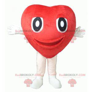 Giant and cute red heart mascot - Redbrokoly.com