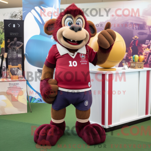 Maroon bavian...
