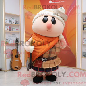 Peach Bagpipe Maskottchen...