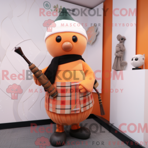 Peach Sækkepibe maskot...