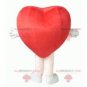 Giant and cute red heart mascot - Redbrokoly.com