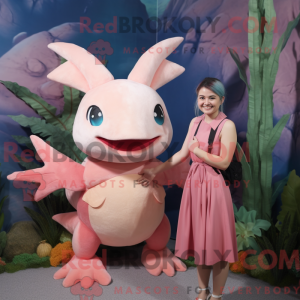 Costume de mascotte Peach...