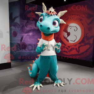 Disfraz de mascota dragón...