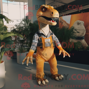 Tan Spinosaurus mascot...