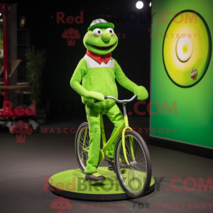 Limegroen eenwieler...