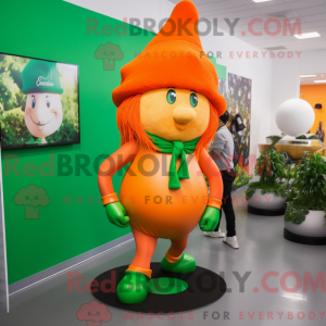 Oranje kabouterhoed...