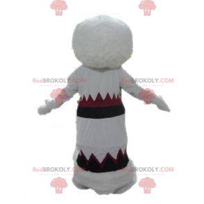 Eskimo-Maskottchen im Kleid. Indisches Maskottchen -