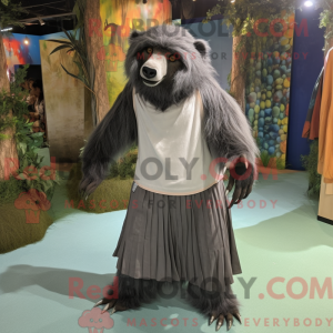Disfraz de mascota del oso...
