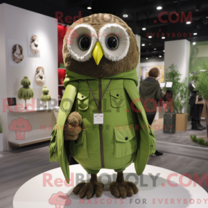 Olive Owl-mascottekostuum...