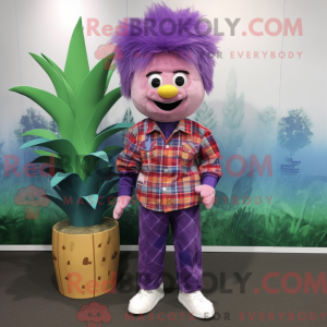 Lilla aas maskot kostume...