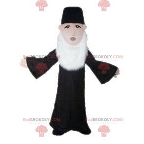 Priester mascotte. Bebaarde man mascotte - Redbrokoly.com