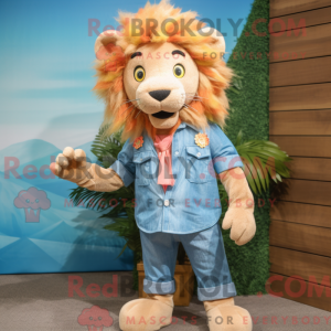 Costume de mascotte de Lion...