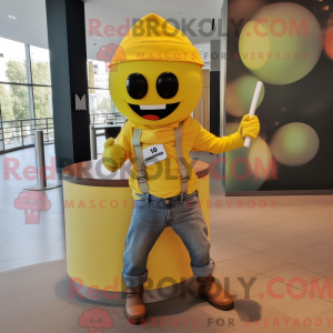 Maskottchenkostüm Gelbe...