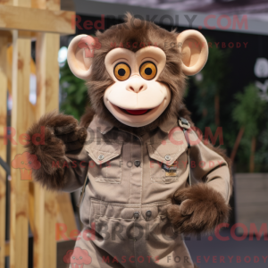 Máscara de Macaco Brun com...