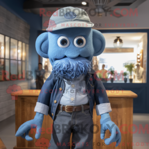 Costume mascotte de Kraken...