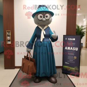 Advokat maskot kostume...