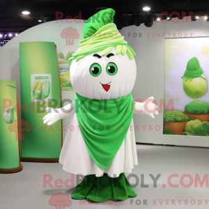 Green Onion maskot kostume...