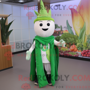 Grön lök maskot kostym...