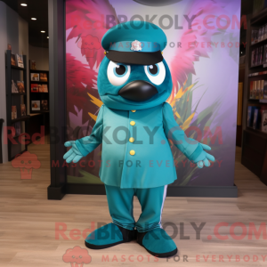 Disfraz de mascota Teal...