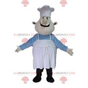 Kockmaskot. Restaurangmaskot - Redbrokoly.com