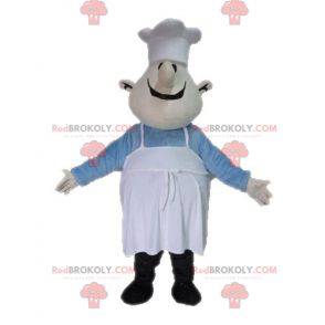 Kockmaskot. Restaurangmaskot - Redbrokoly.com
