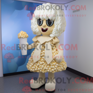 Cream Pop Corn maskot...