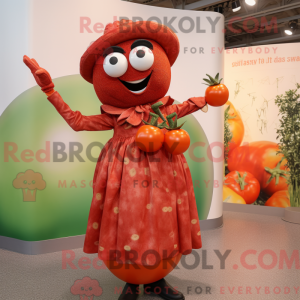 Rust Tomato maskot drakt...