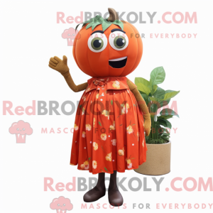 Rust Tomato maskot drakt...