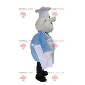 Head chef mascot. Restaurant mascot - Redbrokoly.com