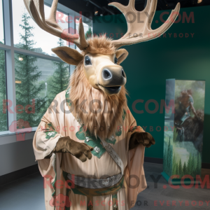 Máscara de Elk Tan Irish...