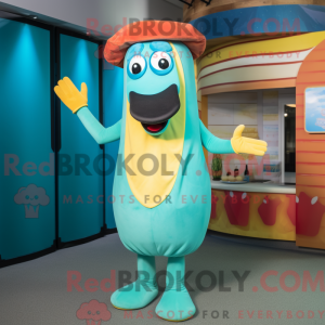 Turkis Hot Dog maskot...