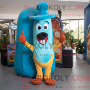 Turkis Hot Dog maskot...