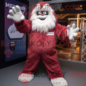Costume de mascotte de yéti...
