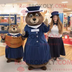 Maskotka Navy Beaver...