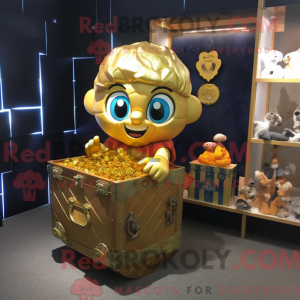 Gold Treasure Chest mascot...