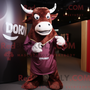 Postava maskota Maroon Zebu...