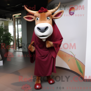 Postava maskota Maroon Zebu...