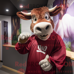 Postava maskota Maroon Zebu...