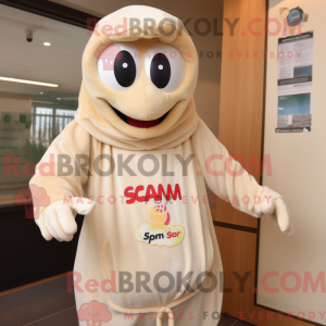 Cream Shrimp Scampi mascot...